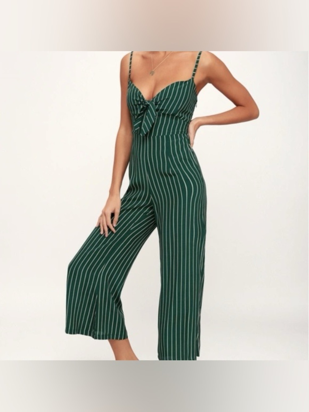 Faithfull the Brand Green Presley Jumpsuit